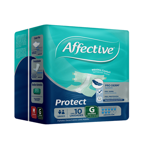 Afective Protec Adulto Grande 10 pzs