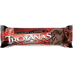 GALLETA TROYANAS CHOC 16/80 GR MODERNA