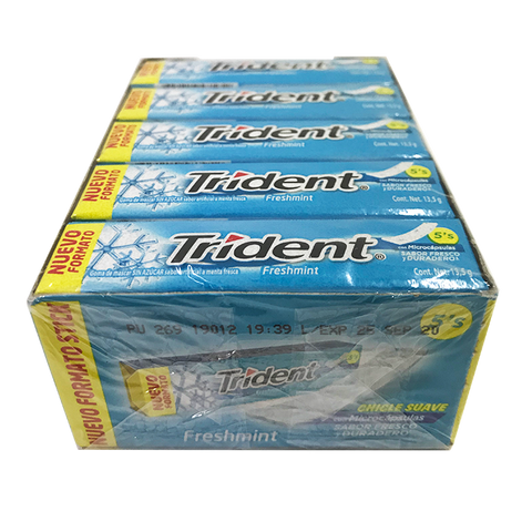 Trident freshmint nuevo  5´s t/a 20pz