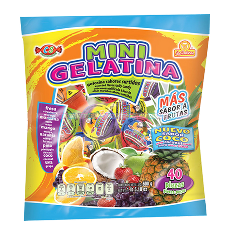 MINI GELATINA SURTIDA BOLSA 20/40