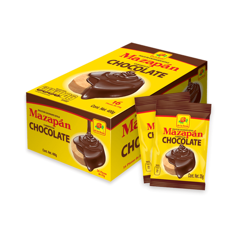 Mazapan c/chocolate de la rosa 16pz