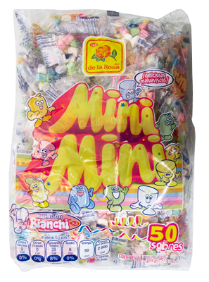 Bombon mini de la rosa 50pz