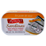 Sardina Ponto soya 120 gr