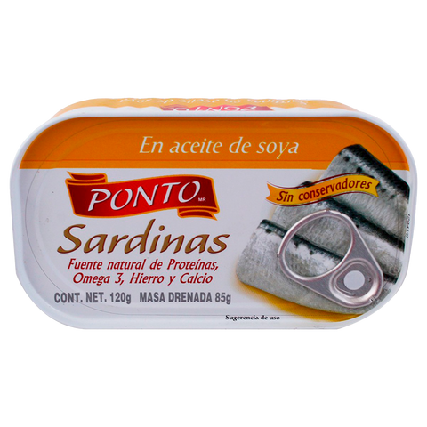 Sardina Ponto soya 120 gr