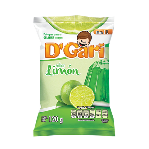 GELATINA D'GARI  50/120 LIMON C/BONNUS