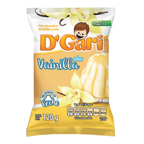 GELATINA D'GARI 50/120 VAINILLA