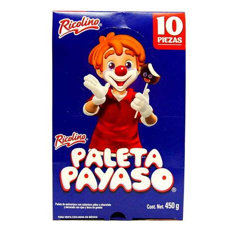 Paleta payaso 450gr 10pz