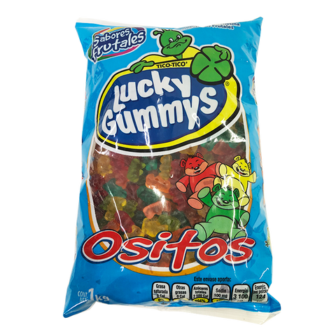 OSITOS LUCKY GUMMYS 8/1KG (BOLSA)