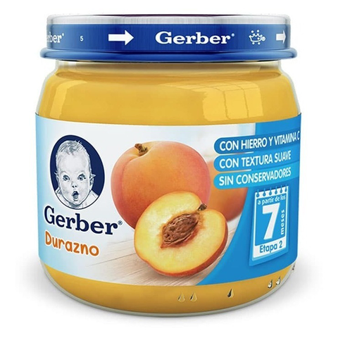 Gerber durazno 2a 113gr