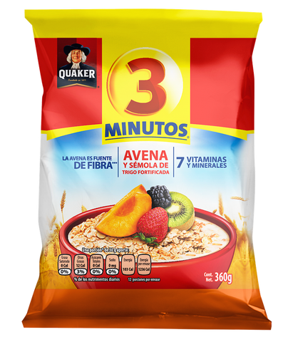 Avena 3 minutos bolsa 380gr