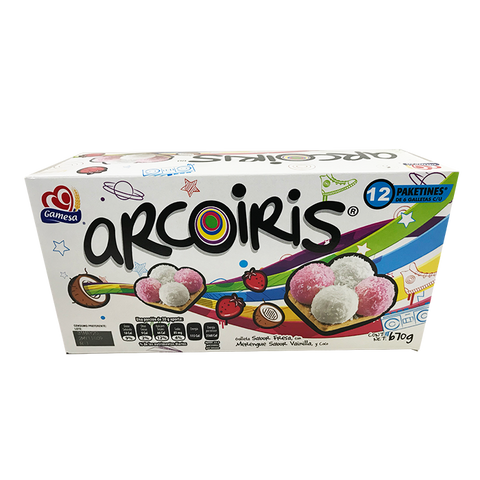 Galleta arco iris gamesa 670gr