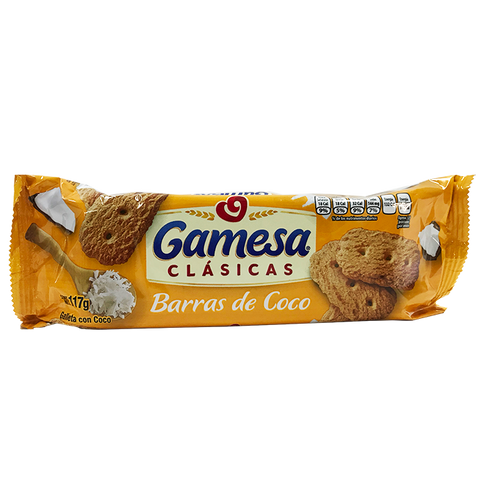 Barra de coco gamesa 117gr