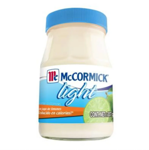 Mayonesa ligth MacCormic 207 gr