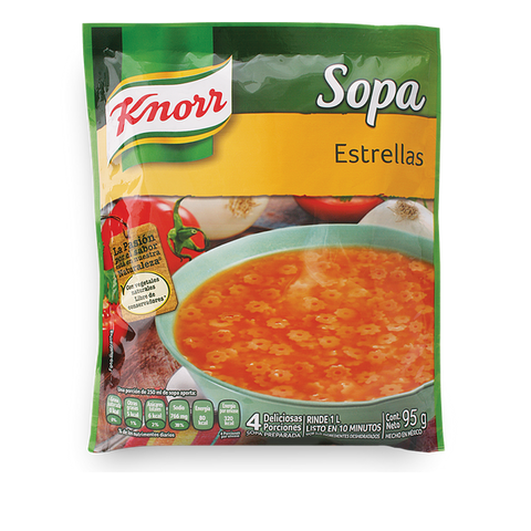 Pastas knor estrellita 95gr