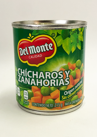 Chicharos Con Zanahoria Del Monte 215 gr