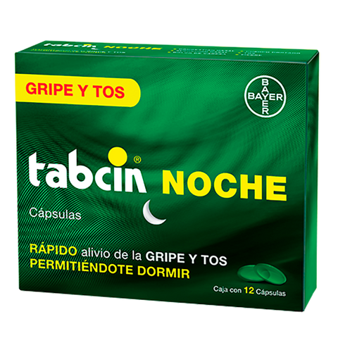 TABCIN NOCHE 48/12 500 MG CAPSULA