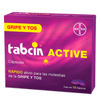 Tabcin Active gripe y tos 12 tabletas