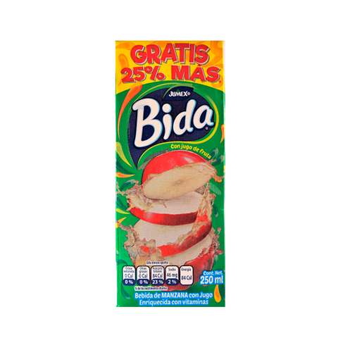 JUGOS BIDA MANZANA 12/250 ML NUEVO