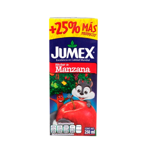 JUGOS JUMEX BRICK MANZANA 40/250ML ANTES 200ML