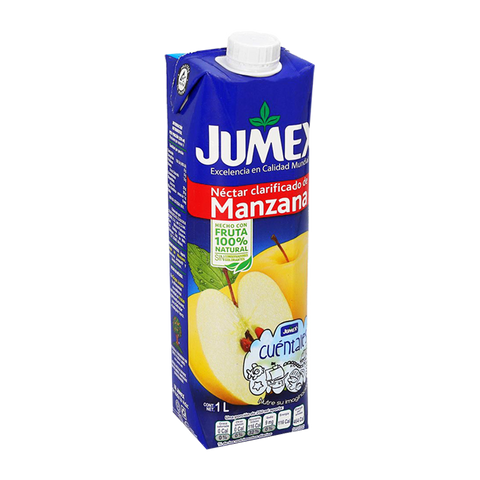 Jumex brick manzana claro 1lt