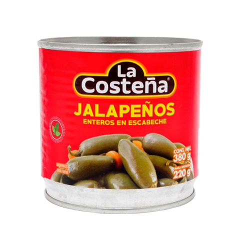 Chiles jalapeños La Costeña 220 gr