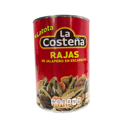 CHILES RAJAS COSTEÑA 6/4 KG LATOTA