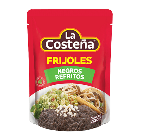 Frijoles costeña negros ref 430gr bolsa