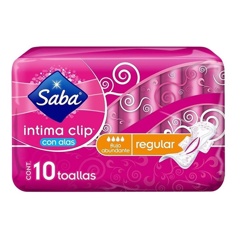 Tf saba intima c/alas clip 10pz