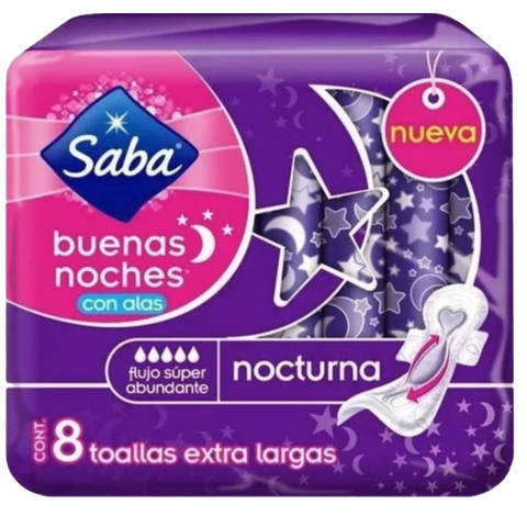 Saba Buenas Noches 8 pzs Con Alas