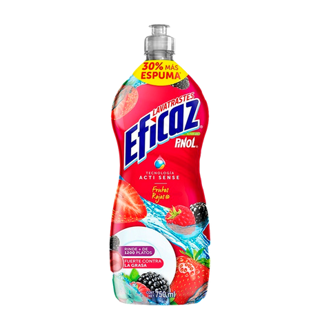 DET. EFICAZ FRUTOS ROJOS 12/750 ML