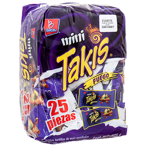 Mini takis fuego 25pz