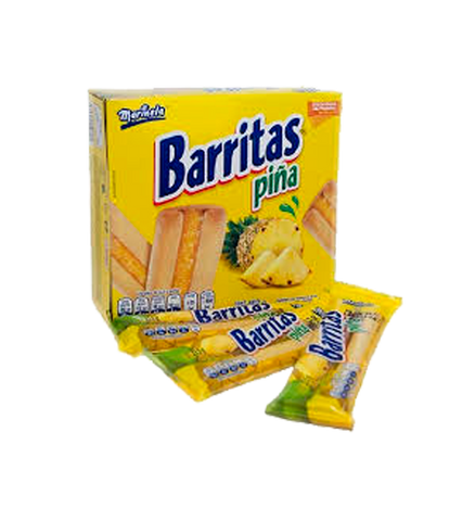 Barritas piña marinela 12pz