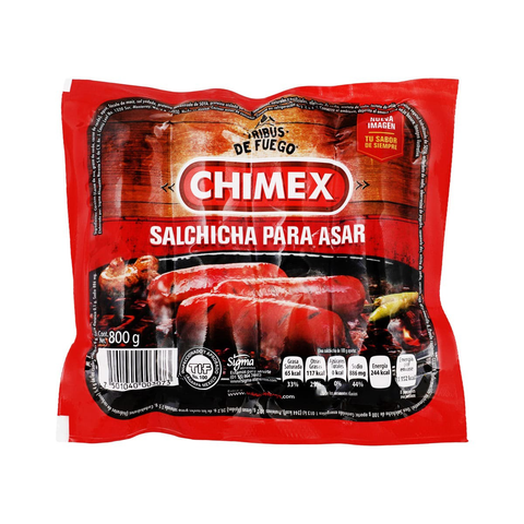 Salchicha para asar chimex 800gr