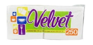 Servilletas Velvet 220 pzs