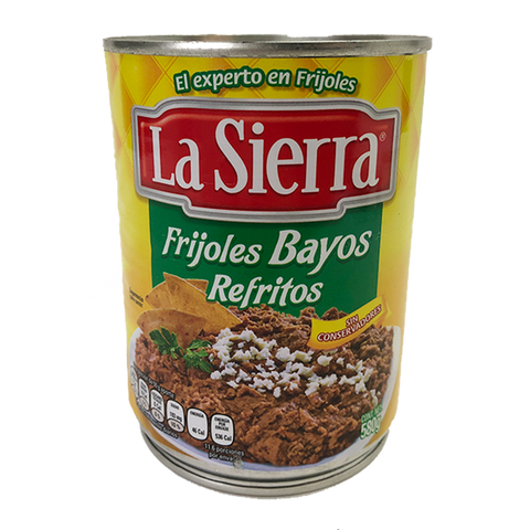 Frijoles bayo refrito sierra 580gr