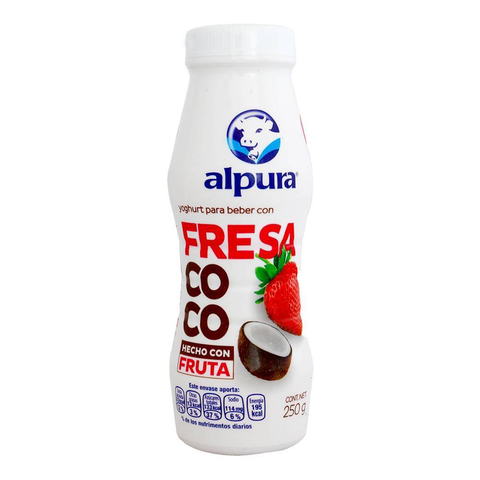 Yoghurt p/ beber alpura 250gr ( varios)