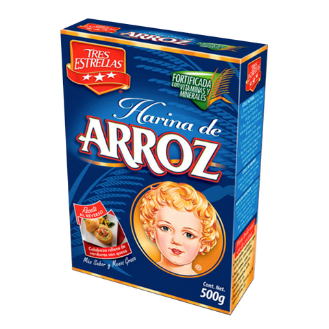 Harina arroz 3 estrellas 500gr