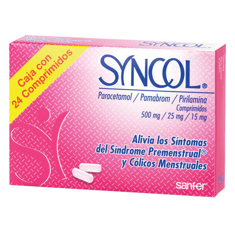 Syncol (rosa) 24 tabletas