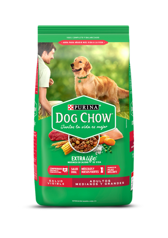 Dog chow 25 kg adulto razas grandes