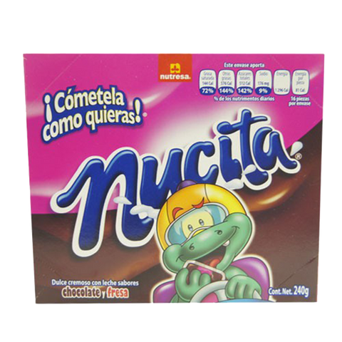 Nucita choco/fresa 16pz