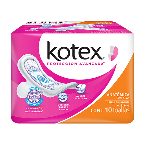 TF KOTEX ANATOMICA 10/10 C/A C/SIN BONNUS