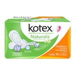 TF KOTEX MZANILL 10/10 C/ALAS ANAT