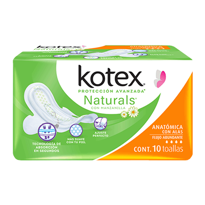 TF KOTEX MZANILL 10/10 C/ALAS ANAT