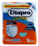 PAÑAL DIAPRO PANTS GDE 8/10 UNISEX