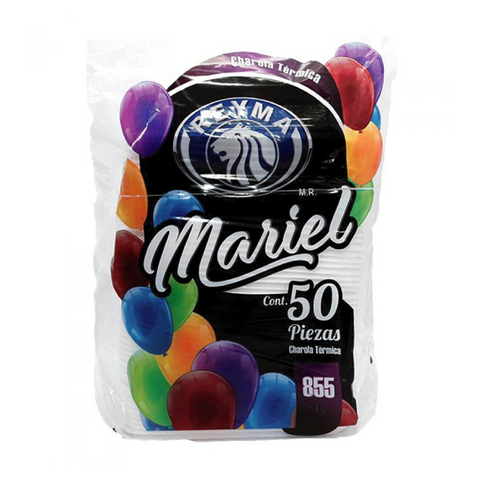 Charola mariel #885 50pz