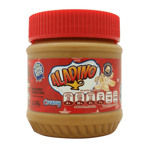 Crema cacahuate aladino 340gr