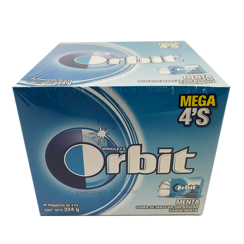 CHICLE ORBIT MENTA 24/40 NUEVO