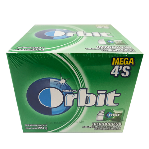 CHICLE ORBIT HIERBABUENA 24/40 NUEVO