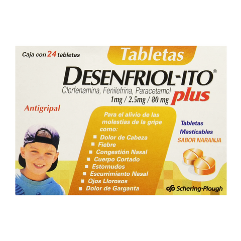 Desenfriolito infantil 24 tabletas