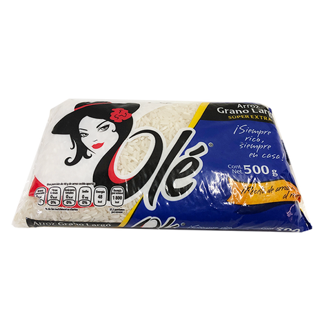 Arroz Ole azul 500 gr grano largo